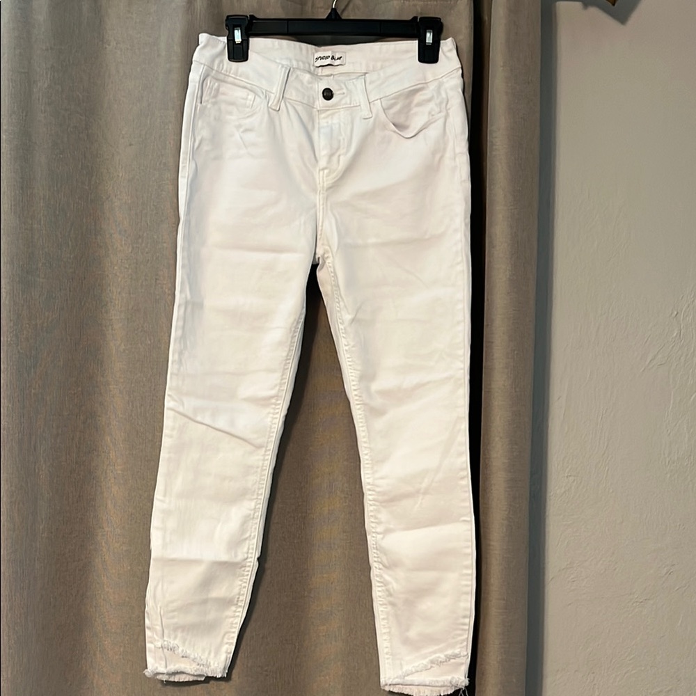 Studio Blue White Jeans Size 28